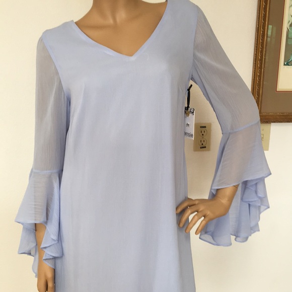 NWT Kenzie Lavender Chiffon Dress 10 - Picture 6 of 8
